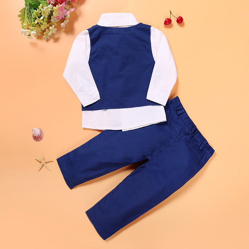 Casual Clothing Suits Boys' Clothes Vests Gentleman Suits - Lookulooku